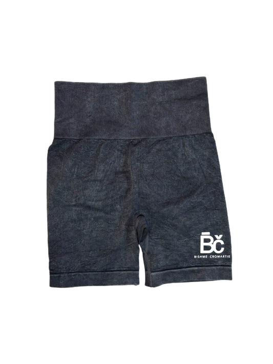 Sporty Bish High-Rise shorts in Ashtown Grey