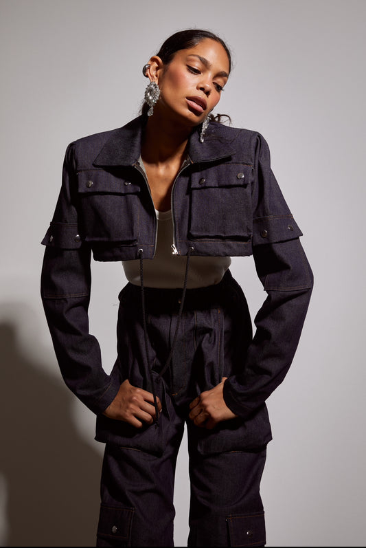 Cropped Boiler Jacket