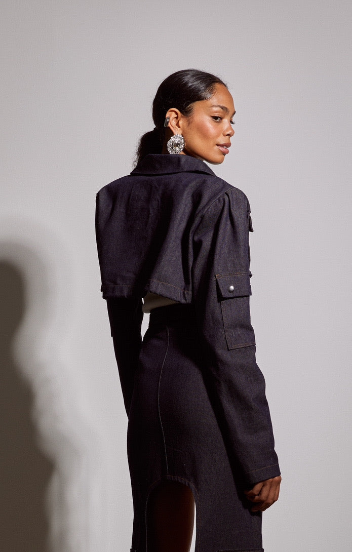 Cropped Boiler Jacket