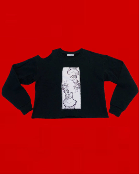 The “Roman “unisex Cropped sweatshirt